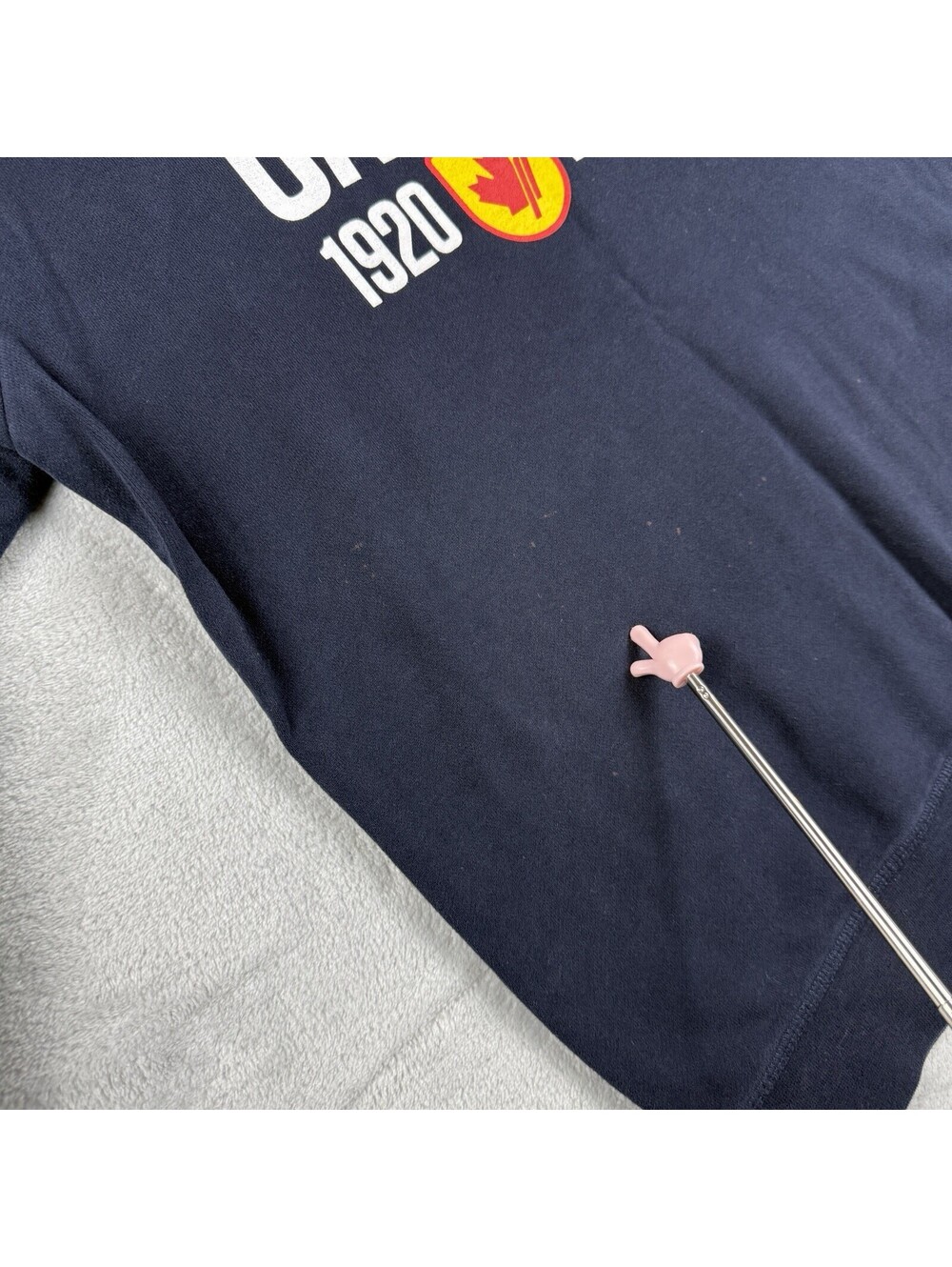 Helly Hansen CANADA Ski Team Sweatshirt Olympics 1920-2020 Men L 100th Team Navy - Picture 6 of 10